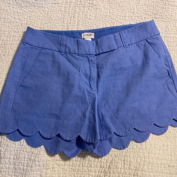 J crew scallop hem shorts - Picture 1 of 3